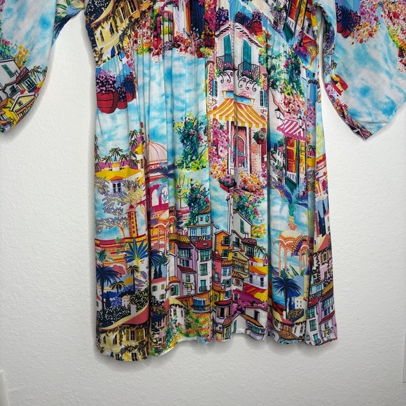 Johnny Was Cannes A Line Cover Up Dress Size Large - Picture 6 of 12